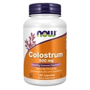NOW Foods Supplements, Colostrum 500 mg, natuurlijk voorkomende Immunoglobulinen en Lactoferrine, 120 Veg Capsules