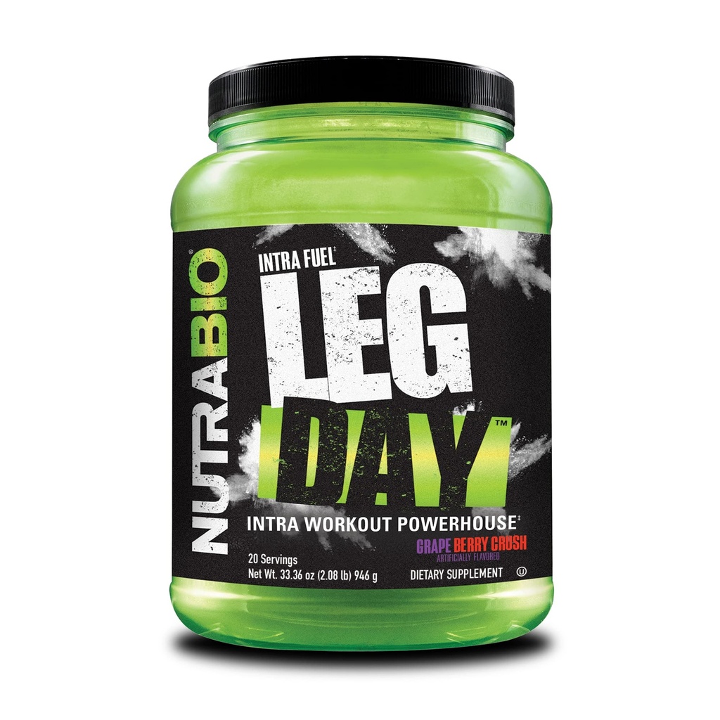 NutraBio Leg Day Intra Workout Powder 