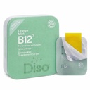 DISO - Vitamine B12 - snel oplossende orale stripjes, voor vermoeidheid en vermoeidheid, sinaasappelmuntsmaak, veganistisch, suikervrij, maximale absorptie, glutenvrij, individueel verpakt, 30 oplosbare stripjes