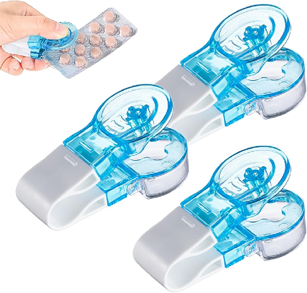 Portable Pillenverzamelaar, Upgrade Pill Extractor Tool Portable Pill Popper Tool, Pill Popper voor Blister Packs, Portable Travel Tablet Dispenser Pillen Extractor Tool Huishoudelijke Gadgets (3 st)
