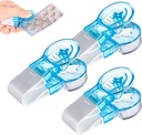 Portable Pillenverzamelaar, Upgrade Pill Extractor Tool Portable Pill Popper Tool, Pill Popper voor Blister Packs, Portable Travel Tablet Dispenser Pillen Extractor Tool Huishoudelijke Gadgets (3 st)