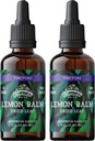Teinture de baume de citron - gouttes de citron biologique - Extrait de baume de citron - Fabriqué aux États-Unis - Organic 4 Fl Oz