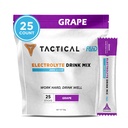 Fluid Tactical - Zero Sugar, Keto Electrolyte Powder, Hydration Packets, Made in USA (Grape, 25 Tel.)