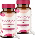 BoriCap - Suppositoires d'acide borique pour les femmes - 600 mg - Vaginal Health & Balance, Itch & Odor - Natural Relief - Feminine Care - Produits d'hygiène féminine - Fabriqué aux États-Unis par Heale - 90 Capsules