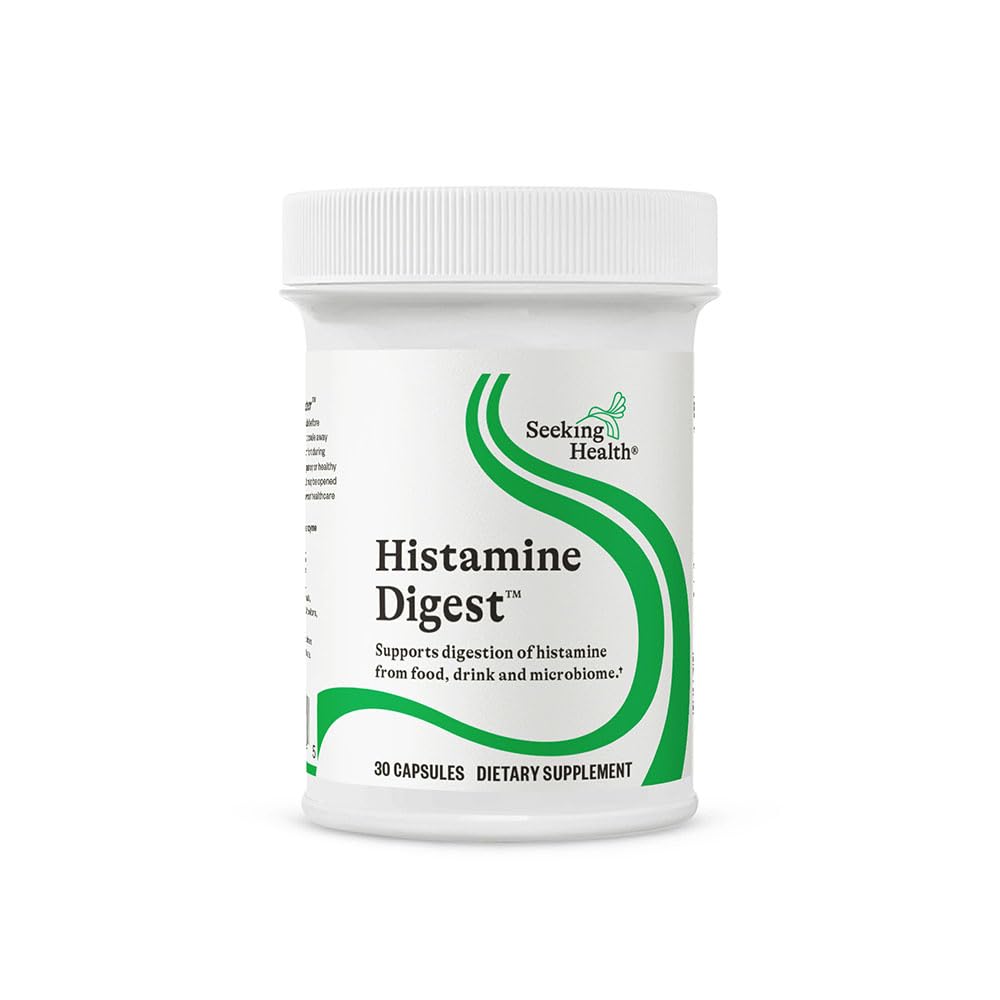 Seeking Health DAO Enzyme - Voormalig Histamine Digest, DAO Enzyme Supplement for Histamine Food Intolerance, Supports Digestive Health, Upset Mtomach (30 Capsules) *
