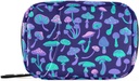 Paddestoel Kleurrijke pil Box 7 Dag pil geval reis pil Organisator tas met rits draagbare Wekelijkse Vitamine Medicine supplement houder Pouch Bag