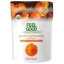 BONNES ALIMENTS Superaliments Poudre de curcumine pure, biologique, non-OGM, végétalien de racine de curcuma en vrac au sol de l'Inde, supplément de Curcuma Longa, 5 oz