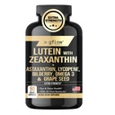 Luteïne en Zeaxanthine - Advanced Eye Vitamins with Astaxanthine, Omega 3, Resveratrol, Bilberry, Lycopeen, Quercetin, Ginkgo Biloba, Vitamin D Health Vision Made in USA