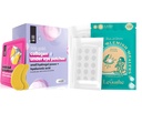LE Gushe Pimple Patches for Face (132 stippen) & Under Eye Patches (30 paar). Gold Eye Mask met collageen & Amino Acid, Cooling Eye Care for Rimpels, Puffy Eyes & Dark Circles