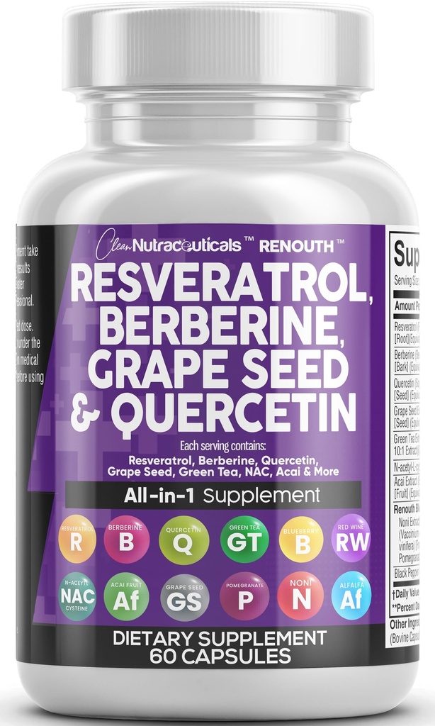 Clean Resveratrol Supplement 