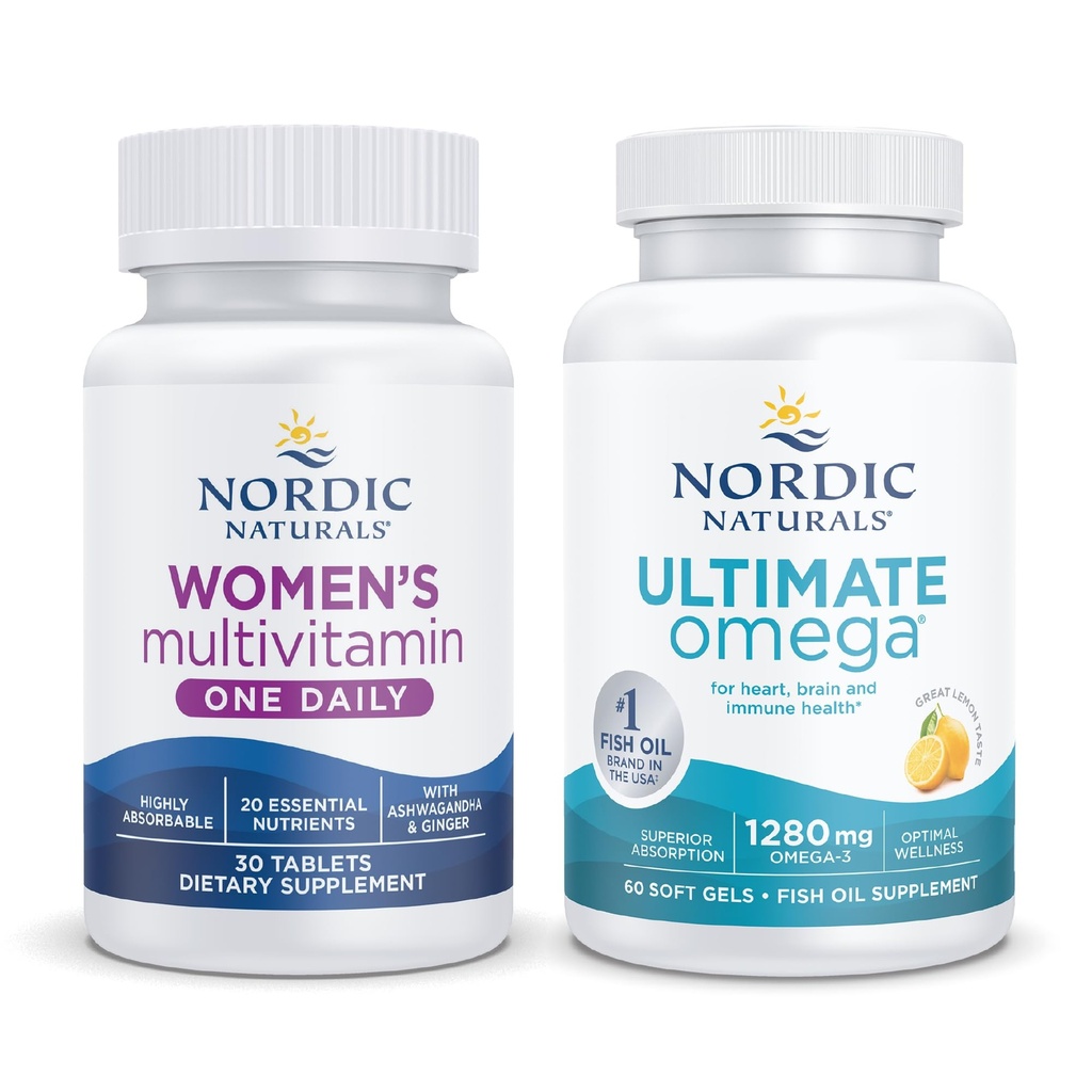Nordic Naturals Starter Pack - Vrouwen Multivitamine Een Dagelijkse, Ultimate Omega