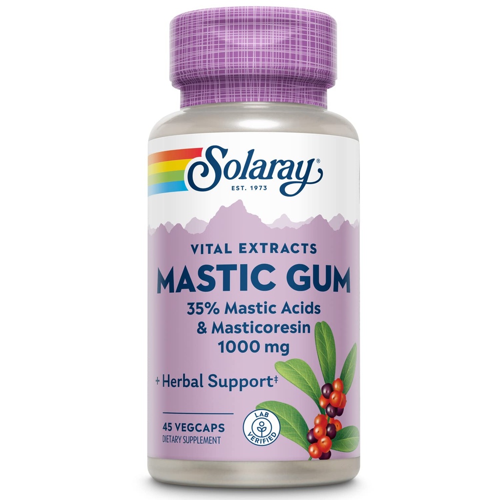 SOLARAY Mastic Gum Extract 500 mg 45 Tel.