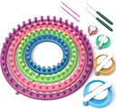 READAEER Ronde breikamer set gereedschap knutselen met haak Naald en Pompom Maker