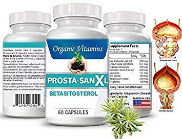 Prostate Health prosta san xl betasitosterol Saw Palmetto Prostate Health, Supplément prostate pour la maladie de Bladder et la santé urinaire, Moins de visites de salle de bains