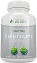 Selenium 200 mcg - 365 Vegan Capsules not Tablets - Pure & Gist Free L-Selenomethionine for improved Absorptie - Thyroid, Heart, and Immune System Support - Antioxidant Trace Mineral - Made in USA