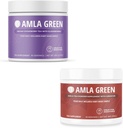 Amla Powder & Green Tea Superfood Supplement, Antioxidant Support, Gemaakt met Vlierbessen (90 Servings) & Hibiscus (30 Servings), Biologisch, Veganistisch