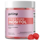 Myo-Inositol & D-Chiro Inositol Gummies, Vitamine B6 B12 & Folate for Women, Vegan, Sugar Free, Strawberry Flavor, 60 Count