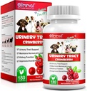 Cranberry voor honden - 180 Cranberry Supplement Tafel voor honden Ondersteunt Blaasinfectie, Honden Incontinentie Ondersteuning, Bladder Steen en Honden UTI, Pet Supplement Treats Tablets voor Alle Ras Honden & Leeftijden