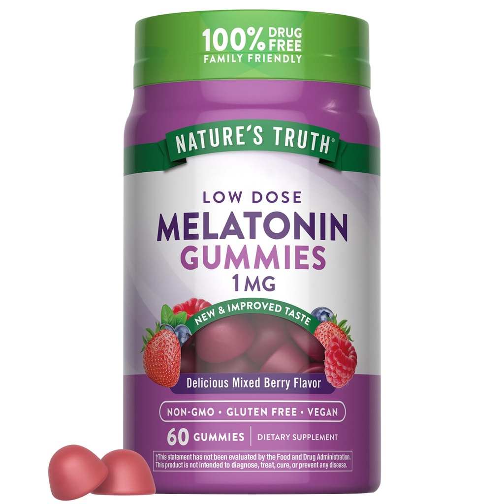 De waarheid van de natuur Melatonine Gummies 1mg 