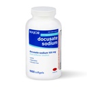 MAJOR Docusate Sodium 100mg, Adoucisseur de tabouret Laxatif pour le soulagement occasionnel de la constipation - doux, dépendant, sans stimulant, 1000 Softgels
