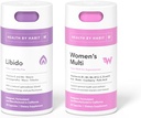 Gezondheid door Habit Voel jezelf Kit - Libido Blend (60 capsules) & Women's Multi Supplement (60 capsules), Niet GGO, Suikervrij