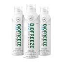 Biogelateur professionnel de soulagement de la douleur pour le genou, le cou, la hanche, l'articulation, l'épaule et le simple mal de dos, l'arthrite anti-douleur, le soulagement des muscles douloureux, le jet incolore de menthol 4 Fl Oz (paquet de 3)