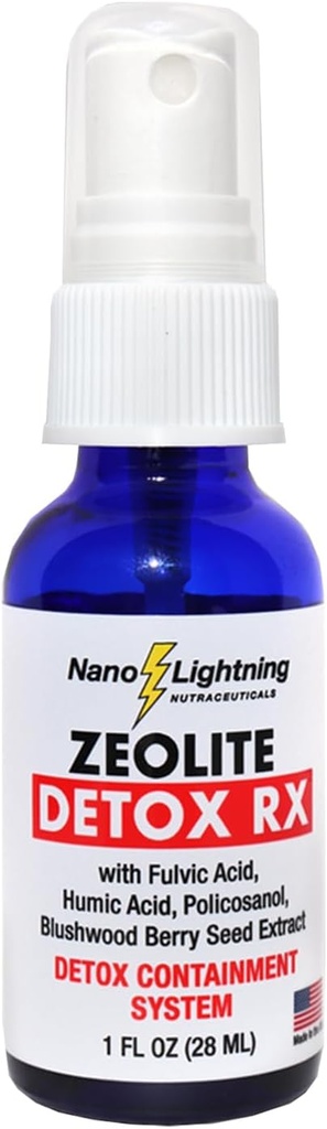 Zeolite Detox Rx Zeolite Detox Nanotechnology Detox Supplement, Unmatched Purity, Superior Absorptie Supplementen, Blushwood Seed Extract