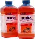 SUERO Electrolyte oplossing met zink, rehydrateert, herstelt mineralen en voedingsstoffen, aardbei smaak, 33,8 Fl Oz (verpakking van 2)