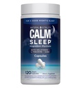 Vitalité naturelle Calme Sommeil Supplément de magnésium, Mélatonine et Citrate de magnésium, Capsules d'aide au sommeil, Sans gluten, Vegan, Non-OGM, Aide le corps à s'endormir, 120 Capsules