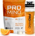 Rethink Protein, 2X Better Than Whey Protein, Mega-Dose Leucine (EAA + BCAA), Ultra-Fast-Acting Muscle Recovery, NSF Certified, Build Muscle Even While Sleeping* - Orange, 30 Servings