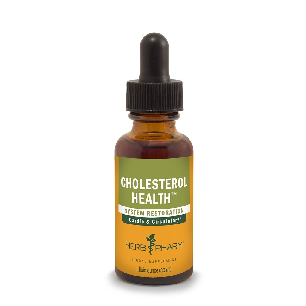 Herb Pharm Cholesterol Gezondheid Kruidenvloeistof Formule voor Cardiovasculaire en Circulatoire Ondersteuning - 1 Ounce
