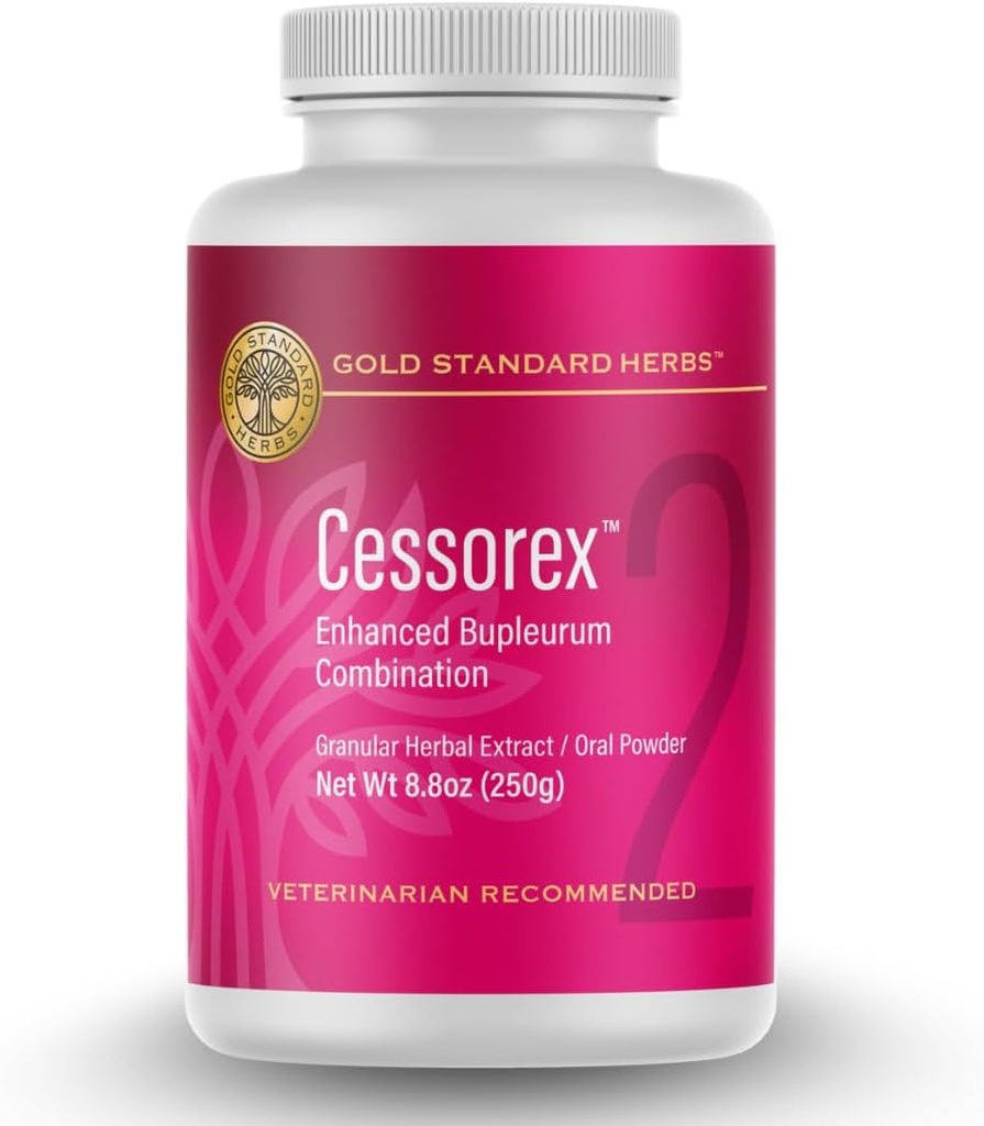 Cessorex Allergie Relief and Skin Immune Function Support Supplement voor honden door Gold Standard Kruiden, Alle natuurlijke Bupleurum Combinatie, 250 gram poeder
