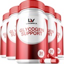 5 Pack - Glycogen Support, Wonderfix Glycogen Control Advanced Formula, Glycogen Capsules, Glycogen Fix met krachtige ingrediënten, 30 capsules per fles voor 150 dagen