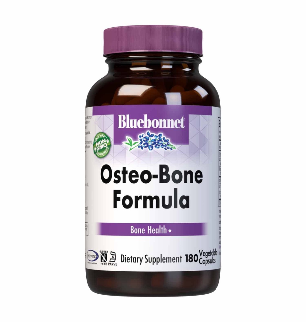 BlueBonnet Osteo-Bone Formula Vegetarian Capsules, 180 Tellen