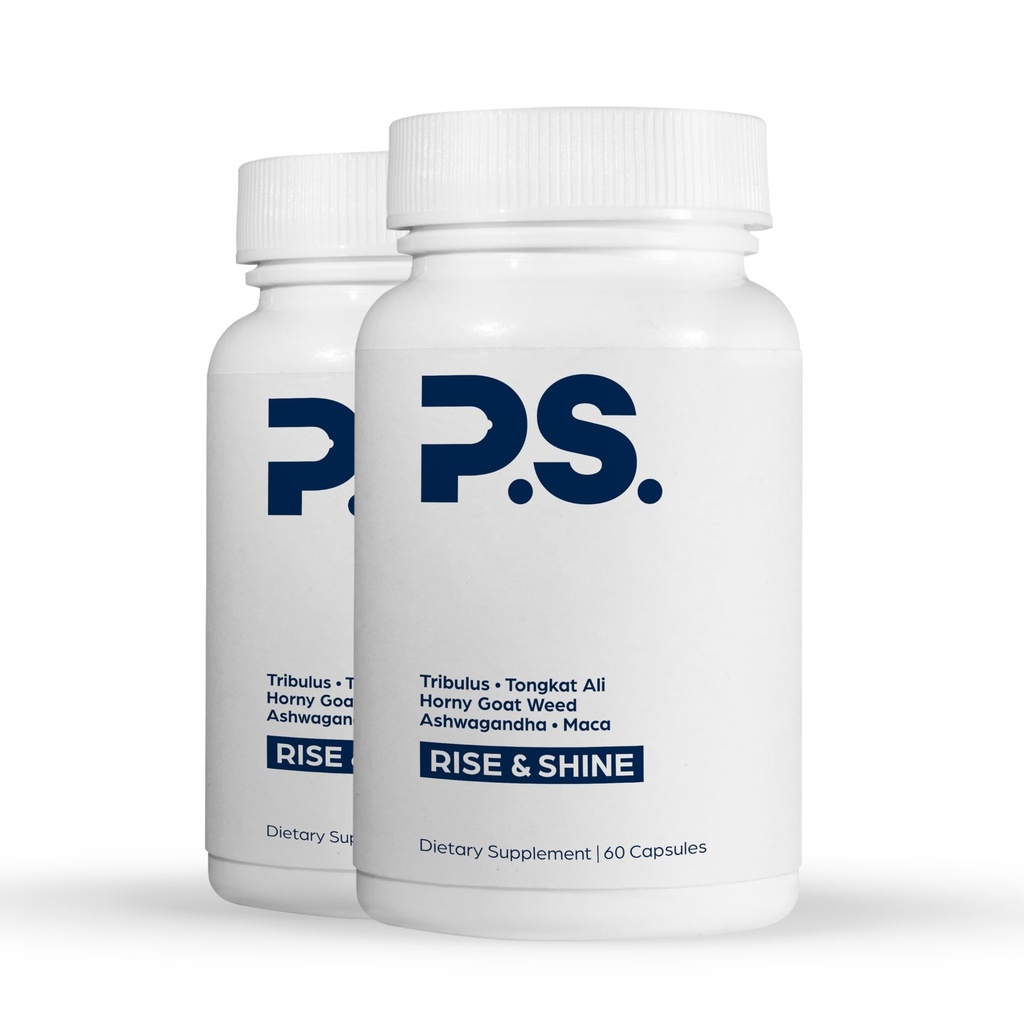 PS Booster Natural Testostérone pour les hommes - Suppléments D3 et Zinc Premium pour les hommes avec Tribulus, Weed Horny Goat, et Tongkat Ali - Suppléments de test et d'énergie (120 capsules)