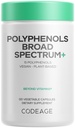 Codeage Polyfenolen Breed Spectrum Supplement - Blend van 15 Bessen, Fruit en Botanische Extracten, Decaf Green Tea Leaf, Quercetin, Resveratrol, Granaatappel, Turmeric - Non-GMO - 120 Capsules