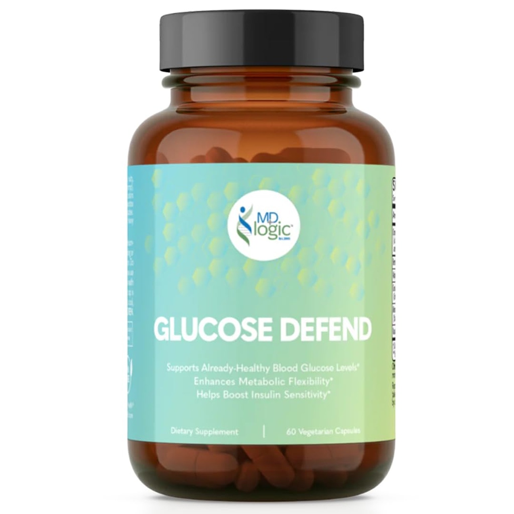 Défendre le glucose avec de la berbérine, de l'acide alpha-lipoïque, de la cannelle CinSulin®, de la Crominex 3+®, de l'extrait de charantia de Momordica, du Vanadium - 60 capsules véganes pour aider à soutenir les niveaux déjà sains de sucre dans le sang*