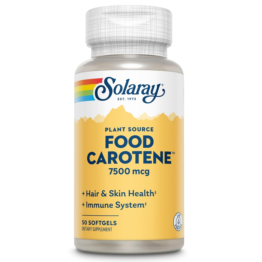 SOLARAY Food Caroten, Vitamine A als Beta Caroteen ›IU 