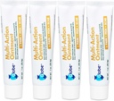 Globe (4 Pack) First Aid Antibiotic Scar Minimizing Pain-Relief, Anti-Itch Ointment with Neomycine, Bacitracin Zink, Pramoxine HCl & Polymyxine B, for Minor Cuts, Scrapes & Burns