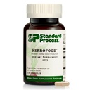 Ferrofood de procédé standard - Supplément pour la santé du sang - Soutien enzymatique aux vitamines B12, C et fer - Non-laiteux et non-soy - 150 capsules (40 portions)