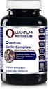 Quantum Nutrition Labs Quantum Knoflook Complex - Knoflook Allicine Supplementen, Knoflook pillen, Allicine Extract, Knoflook Extract, Biologische Knoflook Capsules, Immuun Ondersteuning - 60 Vegetarische Capsules