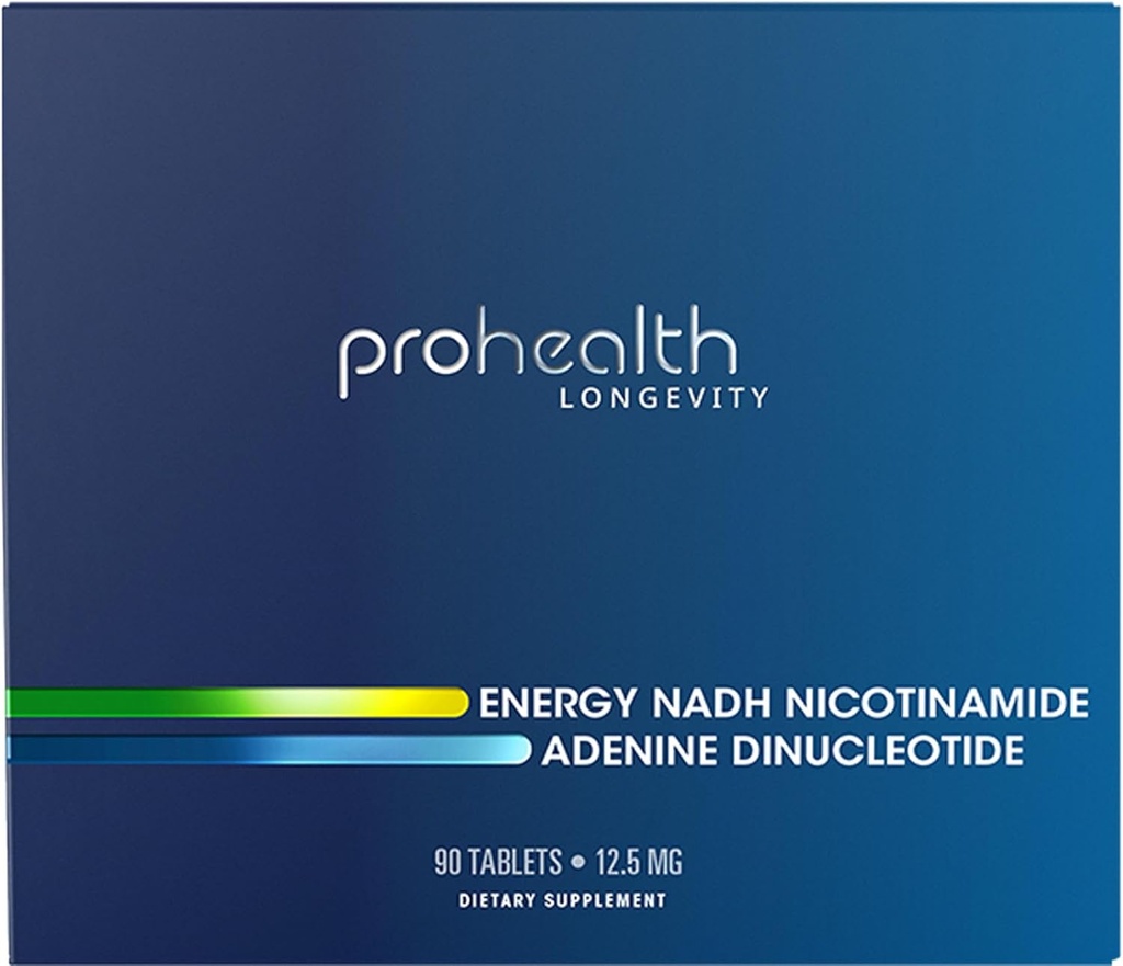 Energie NADH - Boost NAD (12.5 mg, 90 tabletten) Boost Energy, Mentale helderheid, alertheid en concentratie 