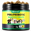 Probiotica voor honden - Pre & Probiotic Digestive Treats voor hond, ondersteuning Gut Health, Seizoensgebonden Allergieën, Itchy Ears, Hondensupplement Zachte Kauwen, Immune Functie Ondersteuning voor honden - 120pc/Duck Flavor