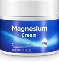 Magnesium Lotion - Topische Magnesiumolie voor voeten met vitamine E - Organica Magnesium Body Butter voor bevordert diepe ontspanning, kalmeert spierspanning, verbetert de algehele welzijn