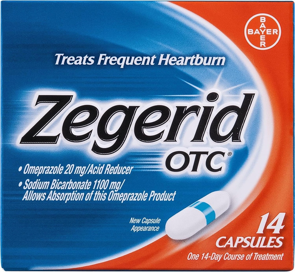 ZEGERID OTC CAPS 14 capsules (2 verpakkingen)