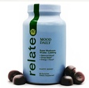 relateer Mood Daily Happy Berry Gummies - Super Mushroom Complex for Balanced Mood & Cognitive Support - 60 Count