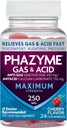 Phazyme Maximale sterkte gas & Acid Relief, werkt snel, kersensmaak, 24 Kauwen (Verpakking mei Vary)