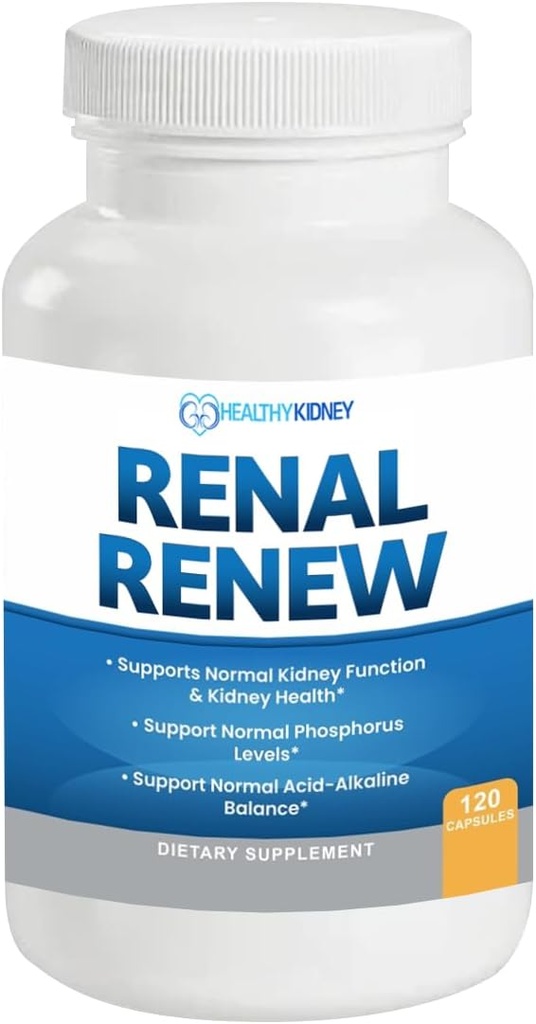Renale Vernieuwing: Geavanceerde Nier Reiniging Detox & Reparatie Nierondersteuning Supplement. Doorbraak Smart Nier Supplement Verjongt Niergezondheid 120 Caps