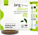 Psyllium Husk Fiber Fish Collagen All-in-One Supplément pour la santé digestive, Colon Cleanse pour soutenir le soulagement de la constipation, une meilleure digestion, Jangdabium 30 Packets