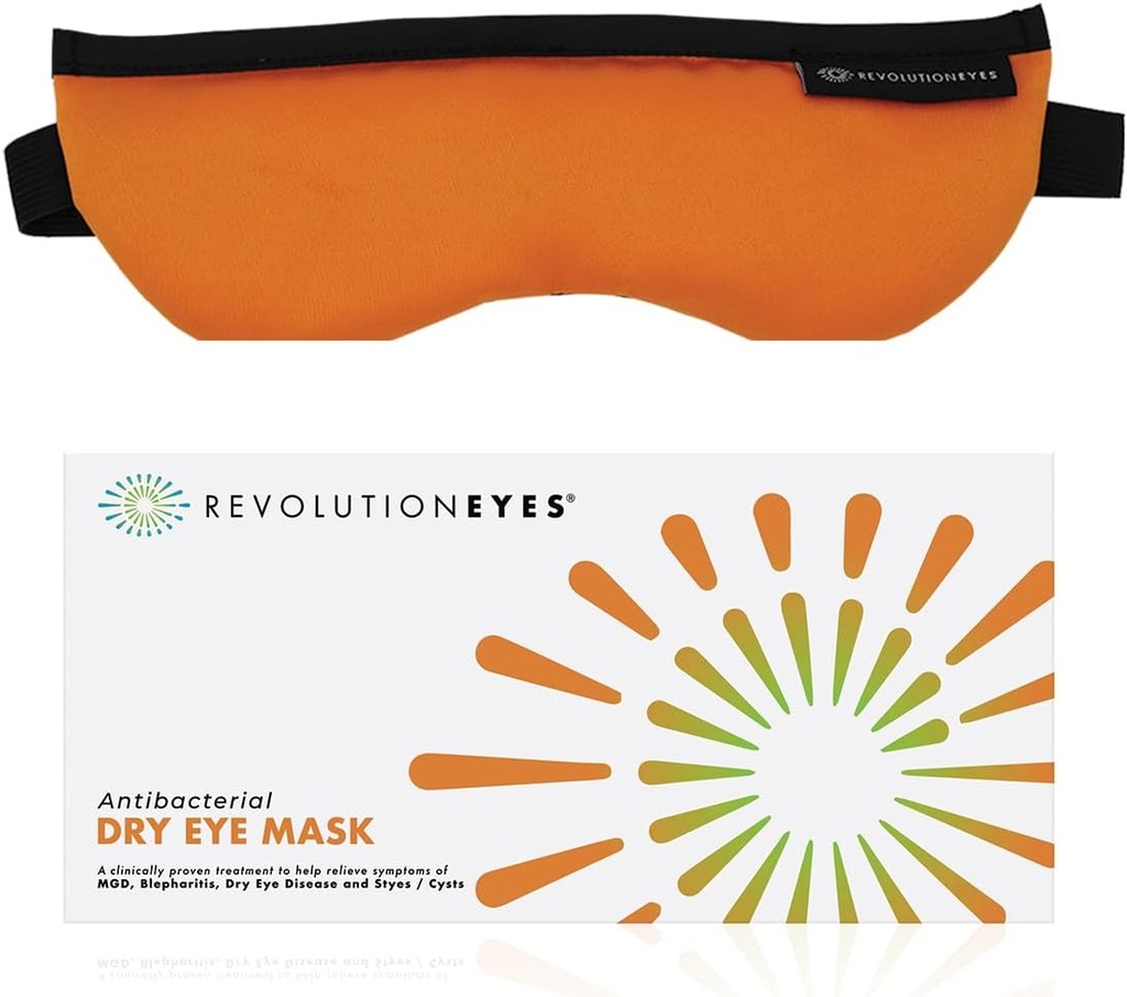 Revolutionairen Verwarmde Eye Compress - Vochtige warmte voor droge ogen, wasbaar, herbruikbaar en magnetron Hot Eye Mask voor MGD, Blefaritis Dry Eye & Styes met Sterileyes Bescherming